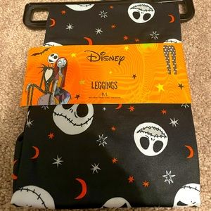 NWT NBC Jack Skellington Disney Halloween Leggings